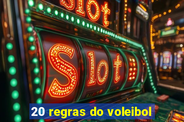 20 regras do voleibol
